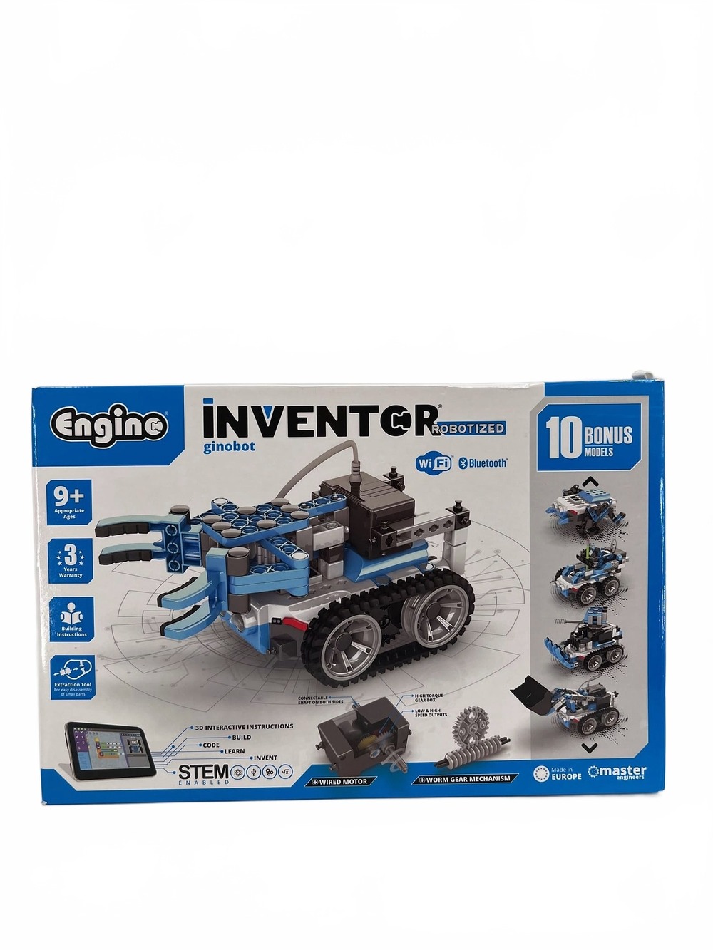 Engine Blue/Gray Inventor Robotized Ginnbot | OS Kids Toy